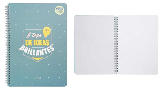 Libreta Mr. Wonderful a tope de ideas brillantes barata