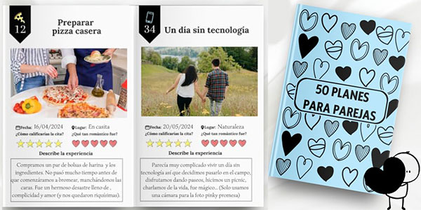 Libro "50 planes para parejas" barato