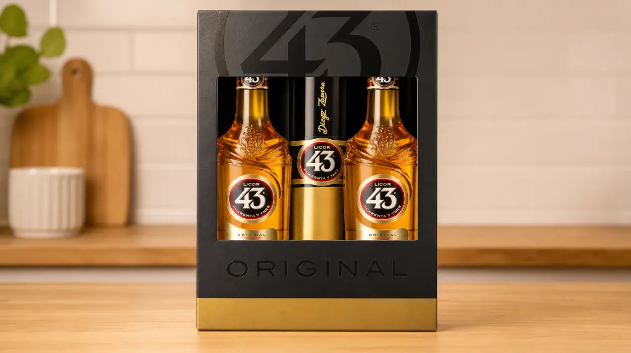 Licor 43 Original de 700 ml con 2 mini botellas de regalo