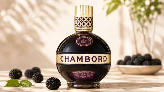 Licor de frambuesa negra Chambord de 500 ml con un toque dulce y afrutado