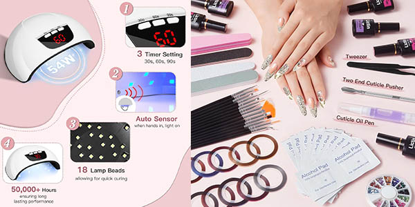 Lictin kit uñas gel barato