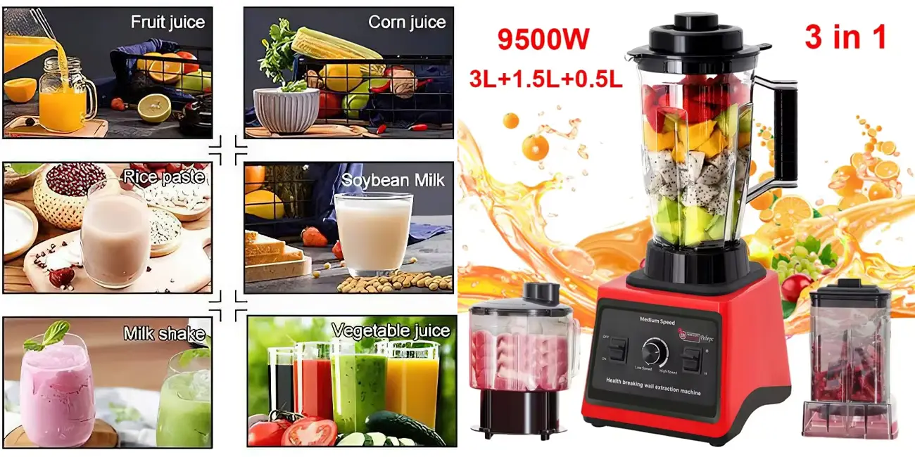 Licuadora eléctrica 3 en 1 YsinoBear