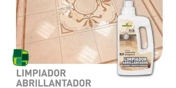 Limpiador abrillantador MONESTIR para suelos de mármol, granito y terrazo