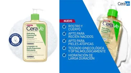 CeraVe Limpiador en Aceite Espumoso Hidratante barato