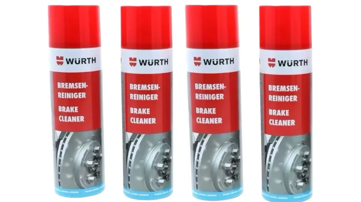 Pack de 4 limpiadores de frenos Würth de 500 ml
