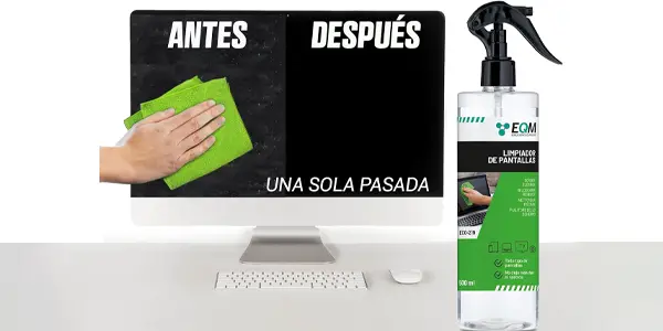 Pack limpiador de ventanas EQM ECO-219 de 500 ml + Gamuza de microfibra