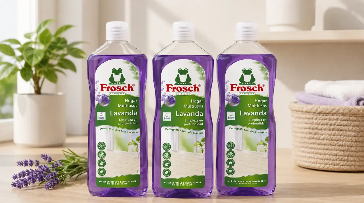 Limpiador multiusos Frosch de lavanda, 1L, eficaz contra grasa y suciedad
