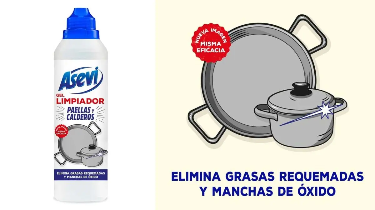 Este limpiador Asevi es una maravilla para dejar tus paellas y calderos como nuevos sin esfuerzo