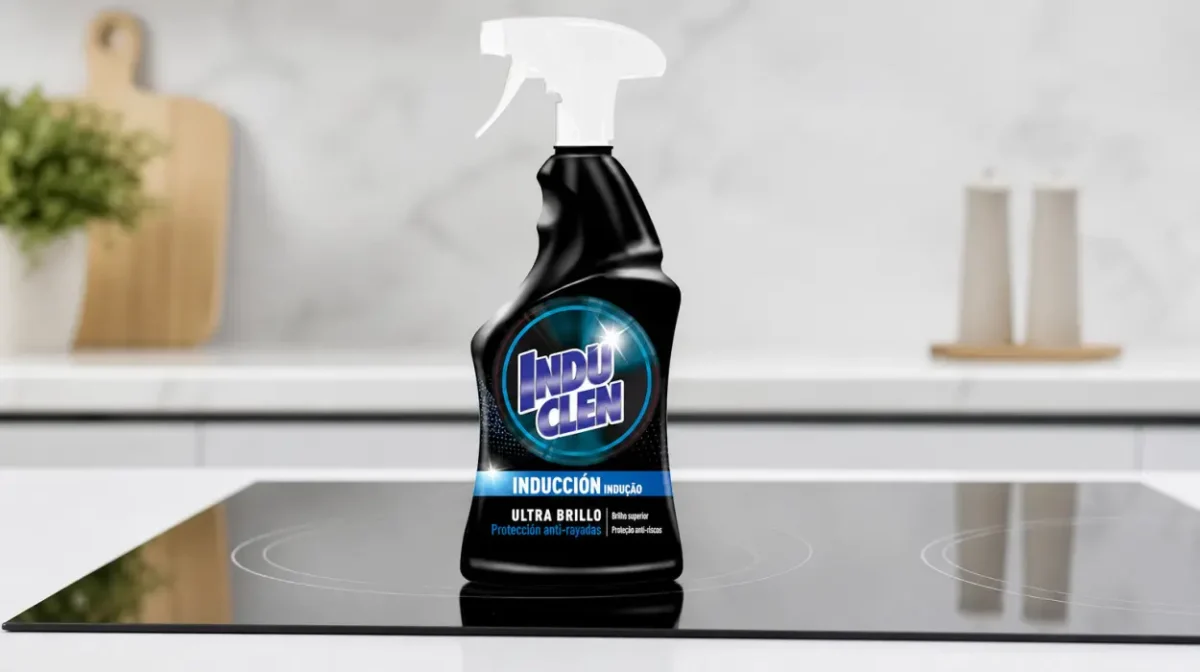 Limpiador Vitroclen Induclen en spray para placas de inducción