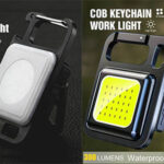 Llavero mini linterna LED COB
