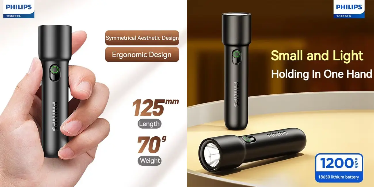 Linterna LED Philips de 5W