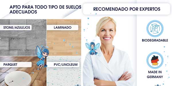líquido limpiador para robot friegasuelos mrs SHiny oferta