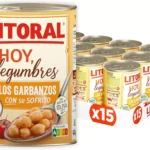 Pack 15x botes Litoral Hoy Legumbres Garbanzos con su sofrito de 440g barato en Amazon