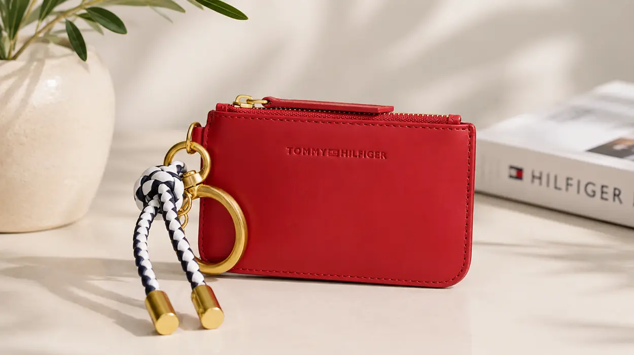 Llavero Tommy Hilfiger Th Charms Multi para mujer en rojo