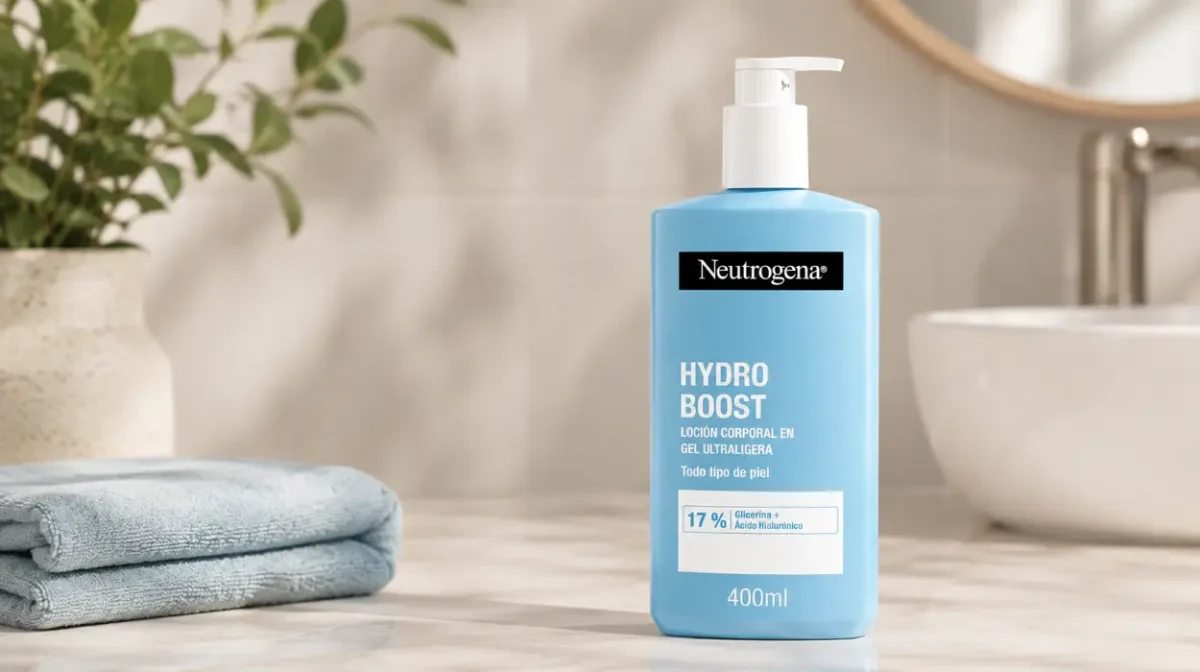 Loción corporal Neutrogena Hydro Boost en gel de 400 ml con ácido hialurónico