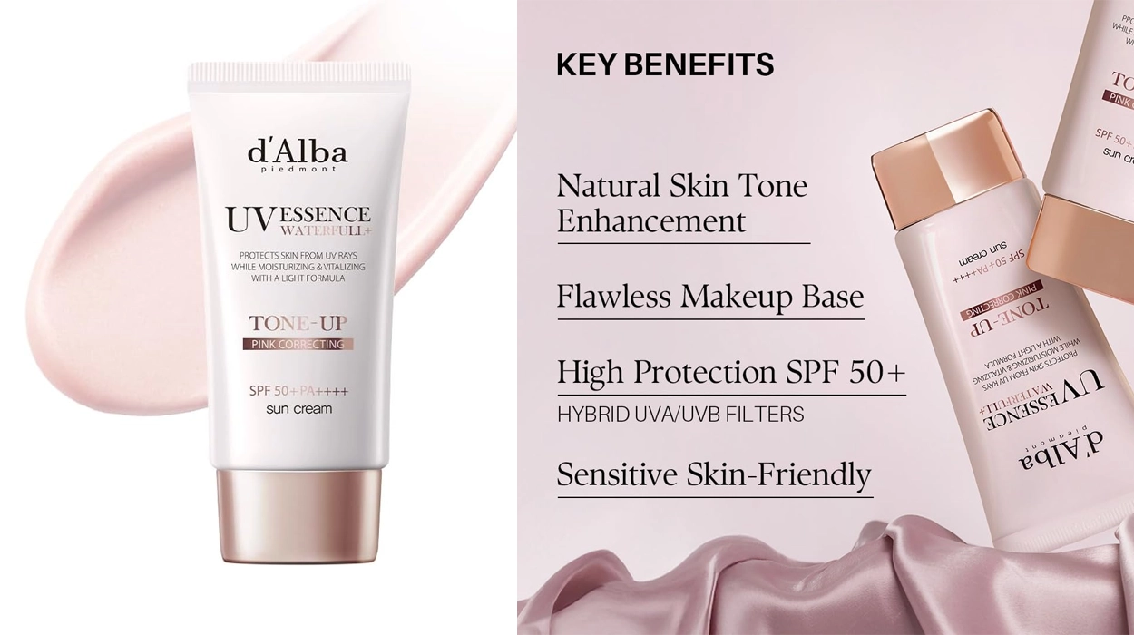 loción solar d’Alba Tonificante Waterfull de trufa blanca italiana SPF50