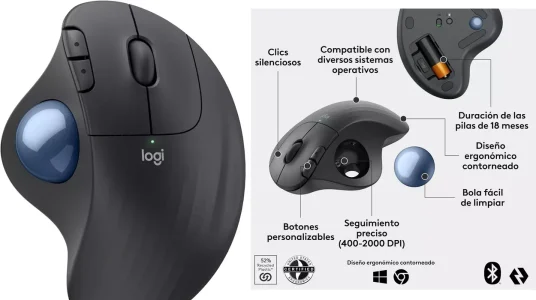 Chollo Ratón trackball inalámbrico Logitech Ergo M575