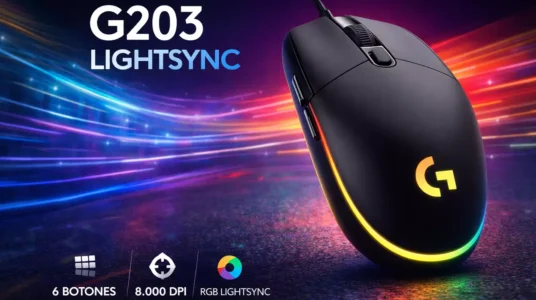 Ratón gaming Logitech G203 LIGHTSYNC