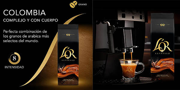 L'OR Espresso Colombia café grano oferta