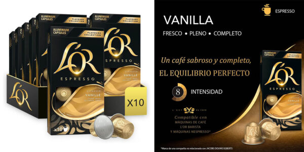 L'OR Flavours Espresso vainilla cápsulas baratas