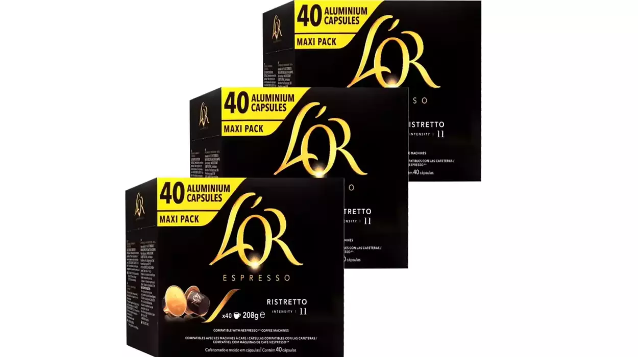 Pack x120 Cápsulas de café L'Or Espresso Ristretto