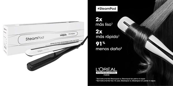 L'Oréal & Rowenta Plancha de Pelo Steampod 3.0