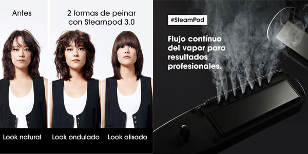 Plancha de pelo a vapor online loreal steampod el corte inglés