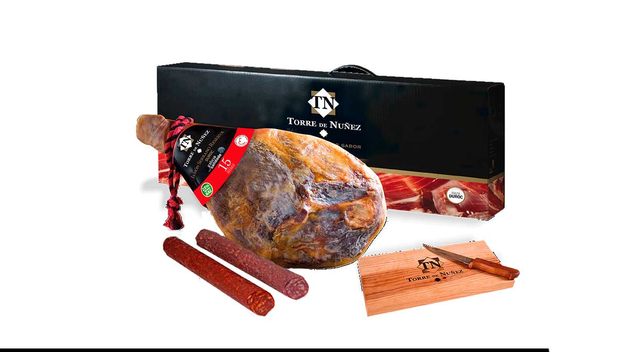 Lote jamón gran reserva Raza Duroc Torre de Nuñez