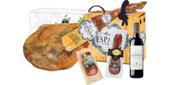 Súper lote de Navidad con Jamón Serrano Reserva