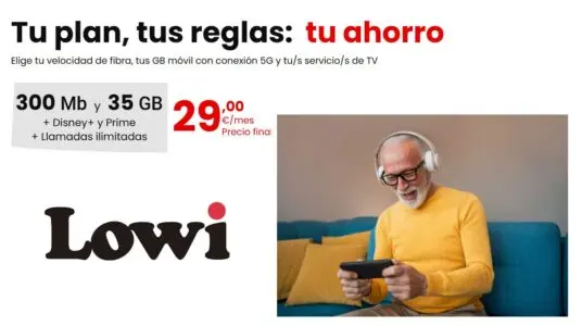 Lowi Fibra Movil TV oferta tarifa