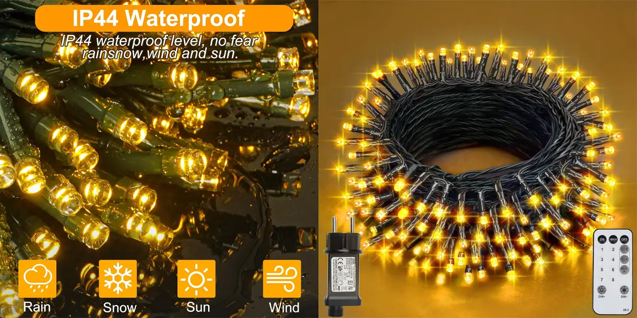 Luces de navidad Realky con 220 LED