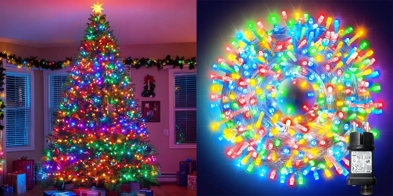 Luces LED navideñas ARKOCHIC IP65 de 35 m