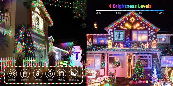 Tira de luces LED de Navidad