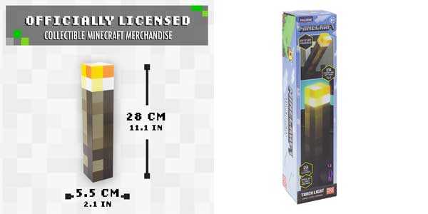 Luz antorcha Minecraft oferta