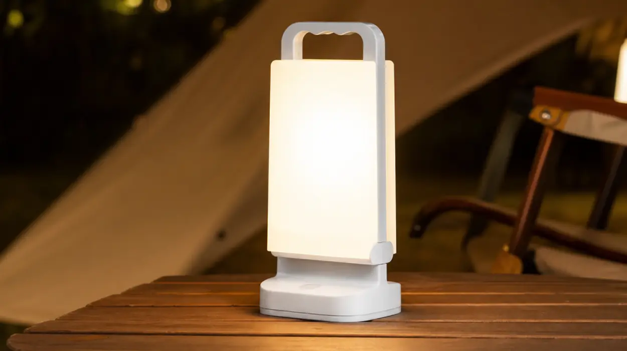 Luz camping solar Lepwings con batería 6000mAh, LED y control táctil