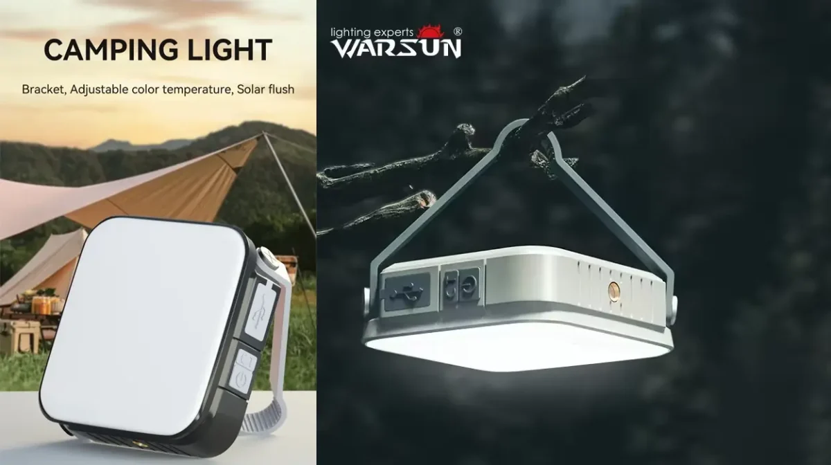 Luz de camping Warsun recargable