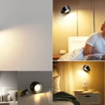 Luz de pared giratoria con carga USB