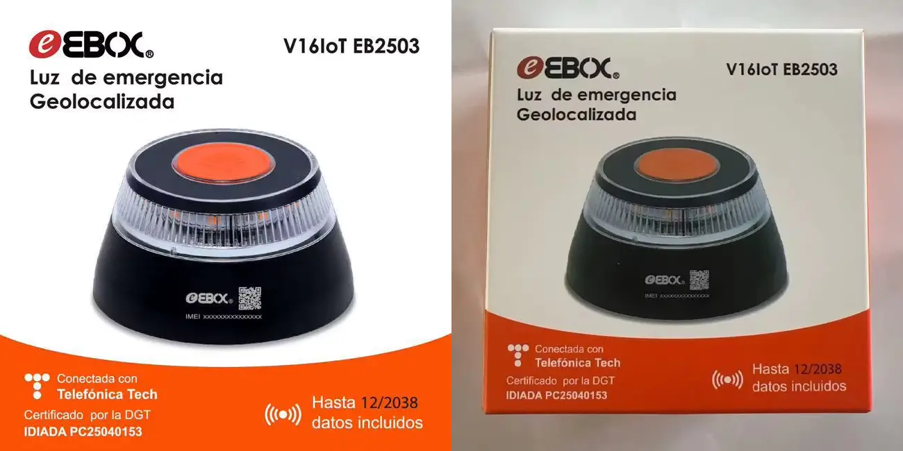 Luz de emergencia V16 Kershaw geolocalizada