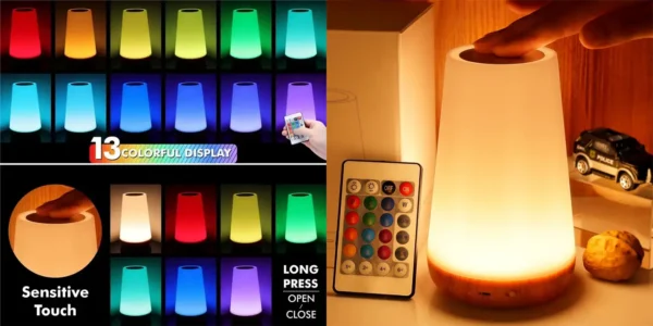 Lámpara LED nocturna RGB regulable