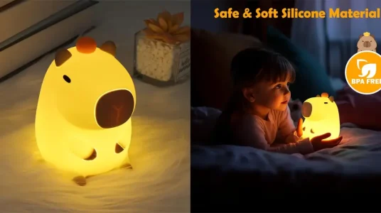 Luz nocturna infantil Capibara recargable