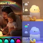 luz nocturna infantil nube barata