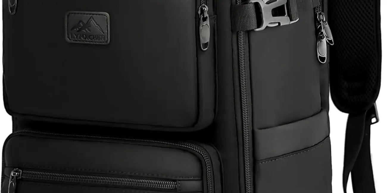 LYNXCHER Mochila Viaje Cabina Avion para Ryanair Easyjet Hombre Mujer Mochila de Mano Viaje Bolso