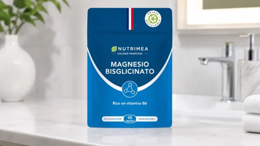 Magnesio bisglicinato con vitamina B6 en 90 cápsulas veganas
