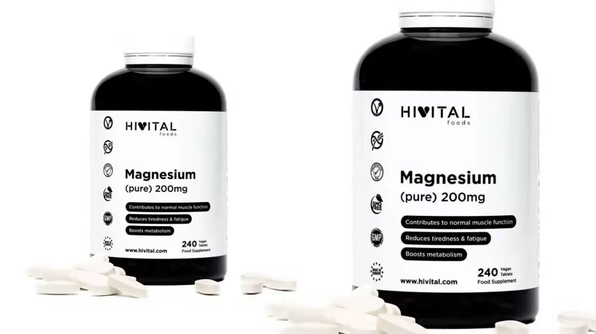 Magnesio puro Hivital de 240 comprimidos