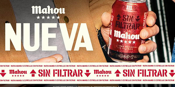 Mahou sin filtrar cerveza pack ahorro latas