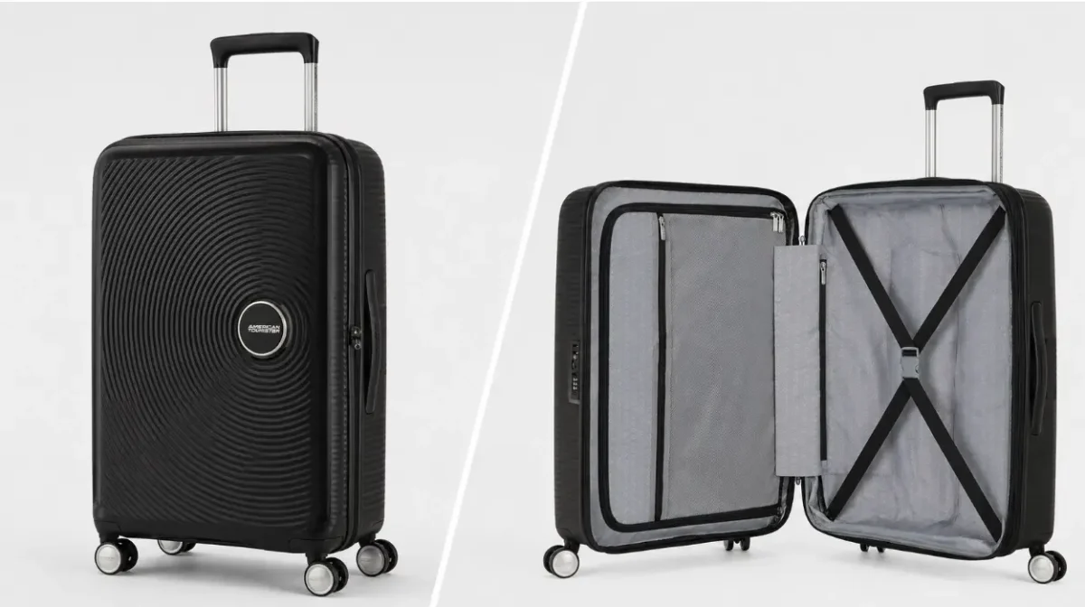 Rebajón en la maleta mediana más valorada: American Tourister Soundbox ligera, resistente y ampliable con un -44% en Amazon