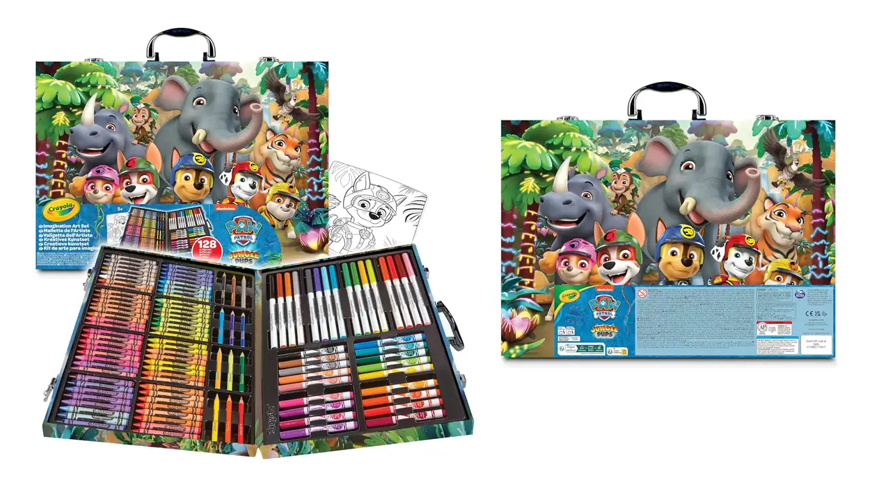 maletín Crayola de pinturas La Patrulla Canina para niños
