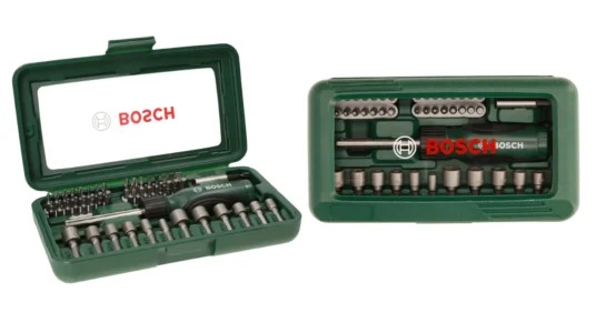 maletín atornillador Bosch Profesional Fastener Drive Bit con 46 piezas