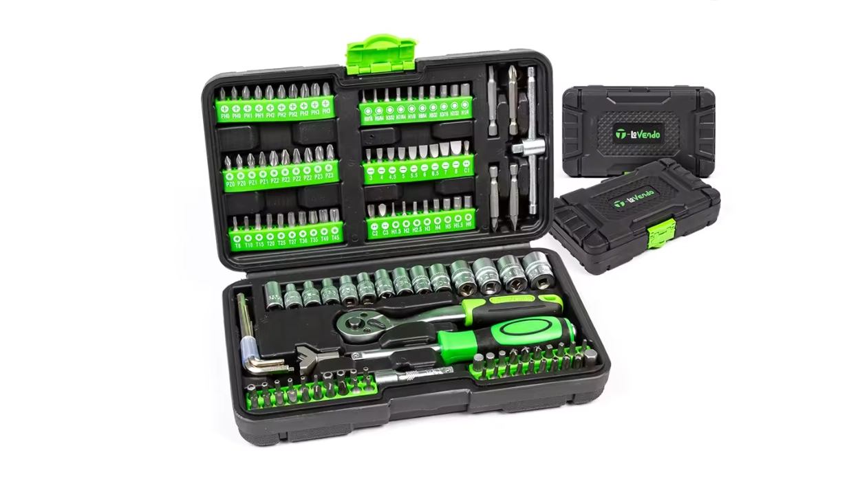 maletín de herramientas con 130 piezas