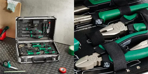Maletín de herramientas Mannesmann Tools Set Tool Box M29067
